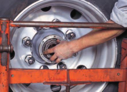 Block the wheels and make sure the unit will not roll before releasing brakes. Always wear eye protection.
