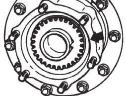Disassembly / Re-assembly Wheel bearing lock nut system installation and adjustment procedures NOTe: The SKF spindle nut locking system used on preset hub designs should be installed following the