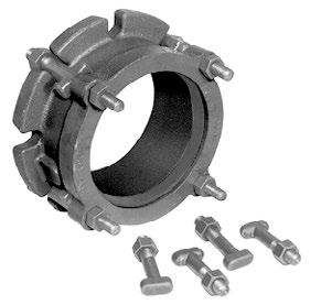 Ford Flanged Coupling Adapters Style FFCA Rated working pressure: 175 PSI L Ford Flanged Coupling Adapters are used to join plain end pipe to flanged fittings.