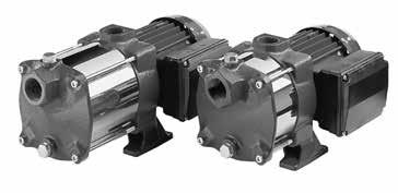 COMPACT HORIZONTAL MULTISTAGE CENTRIFUGAL ELECTRIC PUMPS in cast iron Cast iron horizontal multistage centrifugal electric pumps.