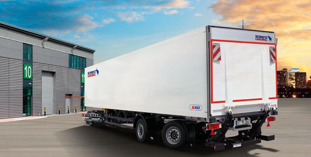 21 Box body vehicles for distribution transport Perfect for the City. The S.KO CITY Box Semitrailer Provides Plenty of Space. The S.KO CITY combines the leading performance characteristics of our S.