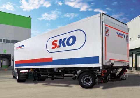 The S.KO CITY is available as one, two and three-axle trailers with lengths from 9,000 mm to 13,750 mm.