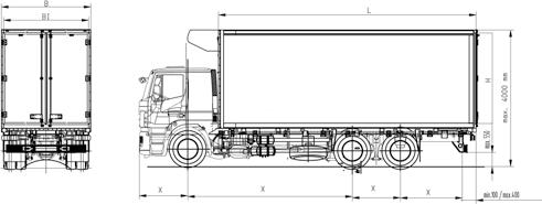 31 Box body vehicles for distribution transport Facts. Dimensions & Data. M.KO Truck with box body M.KOFP 45 COOL and M.