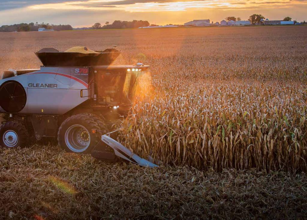 UNCONDITIONALLY RECONDITIONED All Gleaners are built to perform. And to make sure that they perform at their highest level, each certified pre-owned combine is reconditioned for maximum productivity.