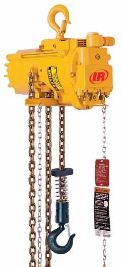 11 MLK Series and HLK Series 0.25 to 6 metric ton lifting capacities Features MLK Series The Ingersoll Rand MLK family of hoists is suitable for A5 / H5 severe-duty use in the 0.