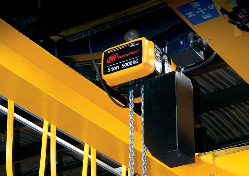 28 Electric Chain Ingersoll Rand Quantum QCH Series electric chain hoists bring outstanding control, reliability, long life, and safety to your load handling operations.