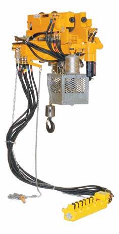 Model HL2000K/04014E Application Nuclear weapon handling hoist and motorized trolley system Solution Customer required hoists to be built to ASME NUM-1, Rules for Construction of Cranes, Monorails,