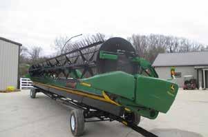 Fold Extensions, High Capacity Independent cross auger control, AM/FM/ WB/Blue Tooth Radio, Power Plus CVT Drive, Self Leveling Sieves, Trailer Hitch, Yield and Moisture Logging, Heavy Duty