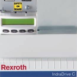 Power units IndraDrive C and M Rexroth drive system IndraDrive 13 Customized for the desired number of axes and power level Wide power range for all applications Converters and inverters can be