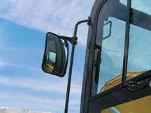 Additional Mirrors and Lighting For improved visibility and illumination Track Frame and Revolving Frame Under Cover Prevents ingress of material into slew ring area and engine bay.