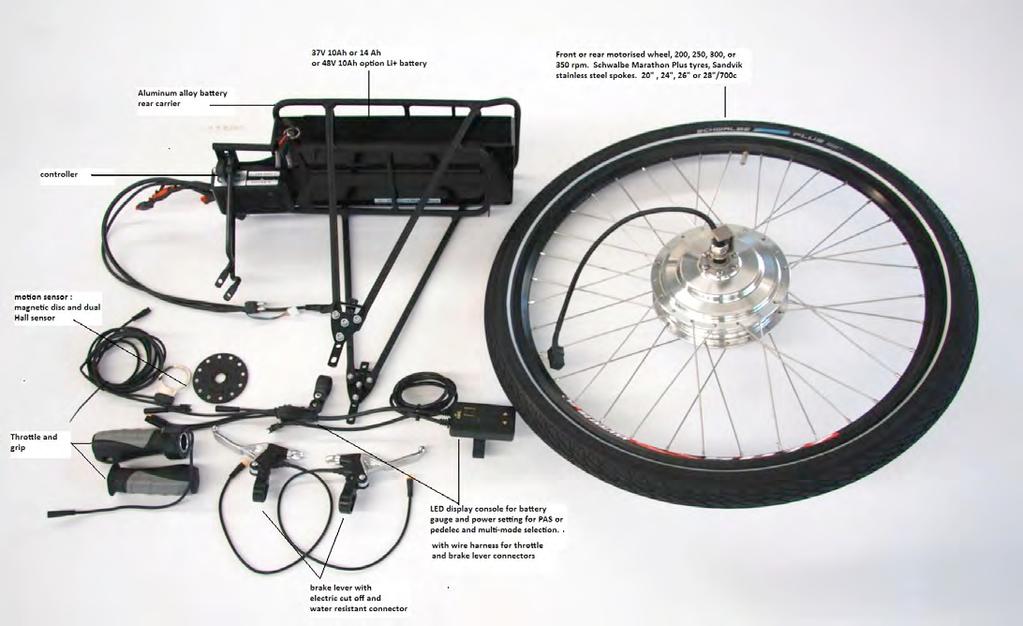 Cyclezee ltd. ezee Mk2 KIT INSTALLATION GUIDE 2012 This guide will help you successfully install your ezee Electric Bicycle Conversion Kit.