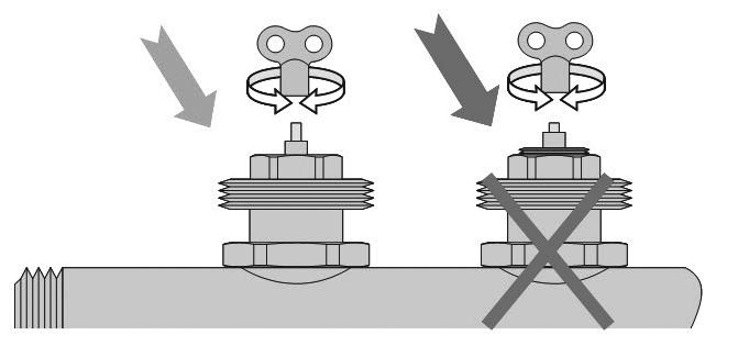 occur. 2. Set the circuit flow (GPM) by turning the control spindle counterclockwise.