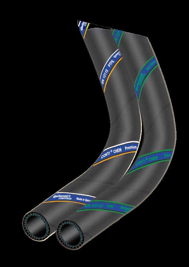 Chemical Hoses from ContiTech The Conti CHEM product line is the latest addition to the ContiTech Industrial Hose portfolio.