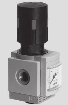 Pressure Regulators MS4N-LR/LRB Inch Series The pressure regulator maintains a constant working pressure (secondary side), regardless of the pressure variations in the system (primary side) and the