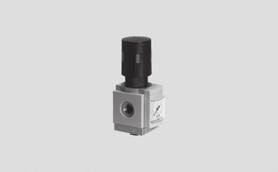 Pressure Regulators MS4N-LR Inch Series Technical Data ISO Symbol Good control characteristics with low hysteresis and primary pressure compensation High flow rate with minimal pressure drop
