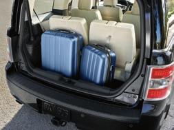 folded to fit long cargo items and passengers. Behind the 50/50 split 3rd-row seat, Flex offers up to 20 cu.