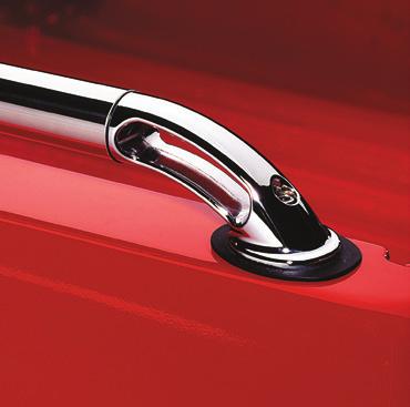 polished bed rails that provide optimum tie-down locations for your convenience. Up to 1,000 lbs.