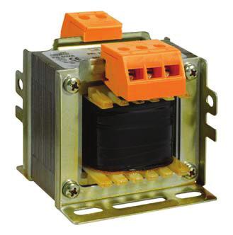 LV single-phase isolating and safety transformers class Single-phase transformer T1-IT General data input-output in two sides Rated input voltage Rated output voltage Frequency Rated power Insulation