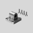 Standard cylinders DSBG, to ISO 15552 Accessories Swivel flange SNGL Material: Die-cast aluminium Free of copper and PTFE + = plus stroke length Dimensions and ordering data For CD EW FL L MR XC CRC