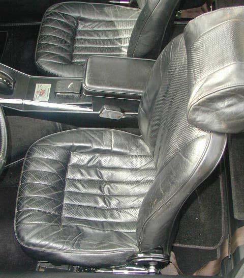 per seat for the fixed head coupe model One seat recliner mechanism per seat on the OTS model Parcel Box Behind OTS Model Seats