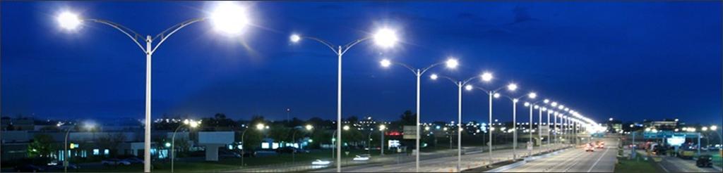 Led Street Light Asymmetric light distribution according to different pole heights and pole distances, more