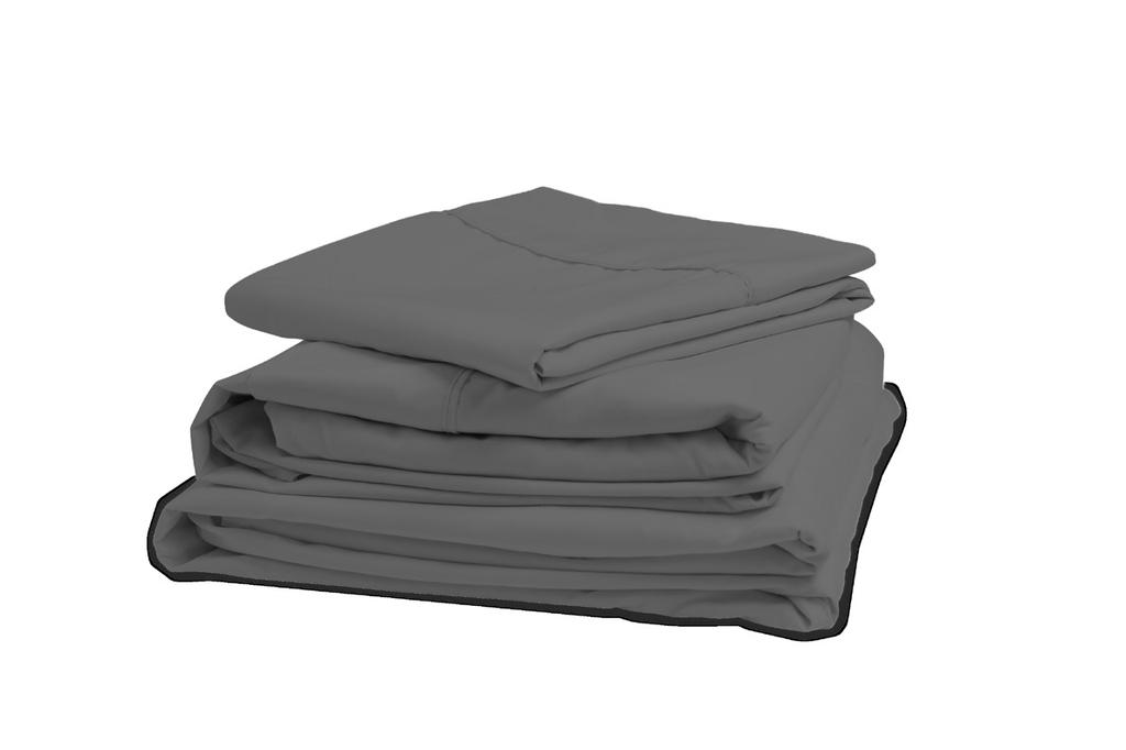 ACCESSORIES Adjustable Sheets Color: Slate ADJUSTABLE SHEET SET Our Adjustable Sheets are specifically designed for uniquely shaped trucking mattresses.