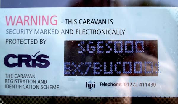 CRiS - The Caravan Registration and Identification Scheme CRiS is the national register of UK manufactured touring caravans and was established by the National Caravan Council (NCC) in conjunction