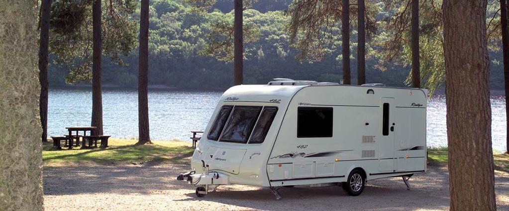 The 2007 Compass family of Corona, Omega and Rallye touring caravans, will for the first time adopt the same livery to unify the range and create a strong identity for the marque.