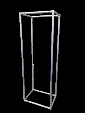 TOWER COLUMN STAND Durable Collapsible Aluminum Frame (Frame and Top come in Different