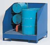 Basins are stackable when empty to provide more space in a warehouse or storage area. VSRB-IN-4 DRUM COLOR VSRB-1 1 34" x 34" x 18" 600 lb. BLUE 195 VSRB-YL-2 2 27" x 49" x 14" 1,200 lb.