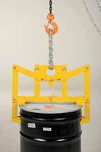 Not for use with open head drums. DRUM SIZE DCL-550 30 GALLON 550 lb. 24 DCL-1000 55 GALLON 1,000 lb.