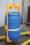 Steel saddle is designed for use with 30 and 55 gallon steel, plastic, and fiber drums with a maximum diameter of 24⅝".