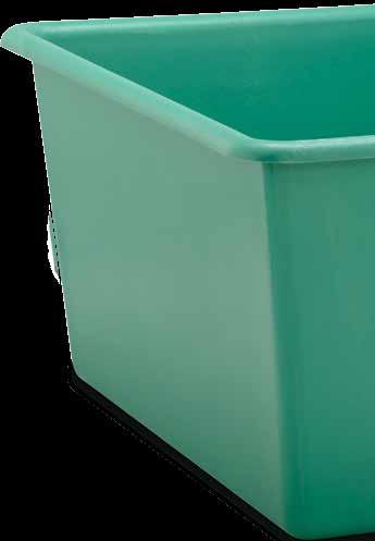 Rectangular containers, GRP Rectangular containers made from glass fibre reinforced plastic, GRP.