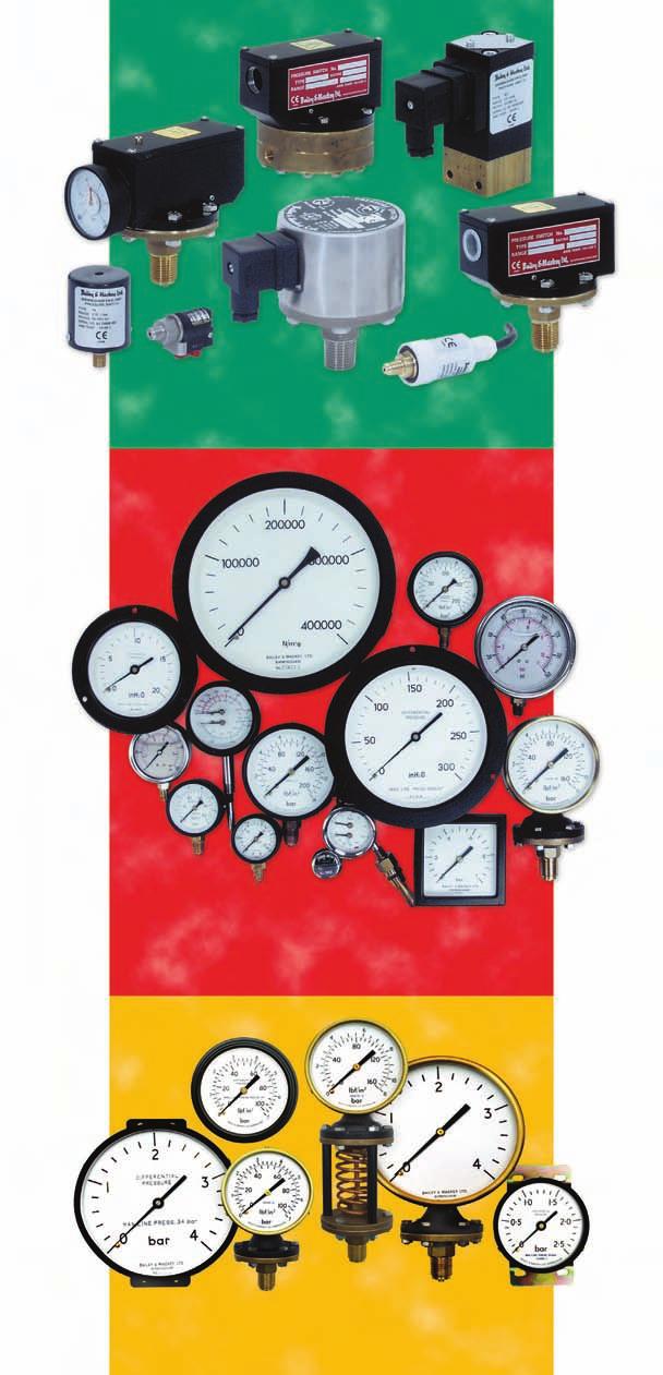 OTHER PRODUCTS IN OUR RANGE PRESSURE SWITCHES BOURDON TUBE PRESSURE GAUGES DIAPHRAGM & DIFFERENTIAL PRESSURE GAUGES Keeping