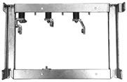 bracket Wall mounting Note: DC and brake busbars (+H356) are included in the drawing