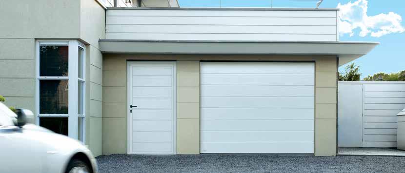 There s no need to raise and lower the whole garage door just to get to your bike, tools or lawnmower, we have matching side doors with all sectional garage doors for going in and out in no time.