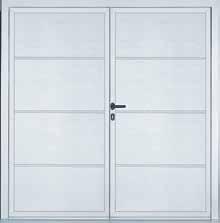 operation All door leaf frames are made of aluminium and guarantee maximum weather resistance, while robust hinges provide