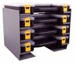 Reel Holder #000 Shelf Divider (Set of ) #00 0" W Plastic Shelf Bins 8 #000 " W Shelf