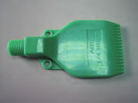 Preaaure : 1 to 5 (ABS plastic) : 1 t to 8 (Al and SS) MATERIAL * ABS Plastic injection from mould