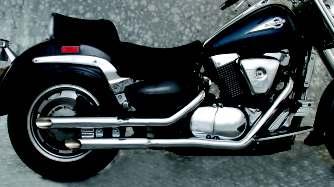 Drag Pipes are a Straight through Design, No Baffles supplied with System 003-1504 Chrome