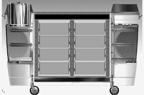 12 Partial extension TELESCOPIC SLIDES 2 beams R20 STEEL R26 STEEL TECHNICAL EVOLUTION PLEASE CONTACT US TECHNICAL EVOLUTION PLEASE CONTACT US Example of application EQUIPMENT FOR KITCHEN TROLLEY: