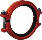 H ONL. SEE PAGE 4 FOR DETAILS. The patented Style 107 rigid coupling joins 12"/50 300 standard roll grooved and cut grooved steel pipe.
