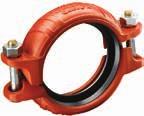The Style 107 coupling requires lubrication only be applied to the sealing lips of the gasket before sliding the coupling on pipe grooved to Victaulic specifications.