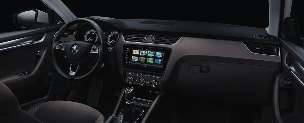 YOUR HOME AWAY FROM HOME The interior of the OCTAVIA SCOUT is made more comfortable