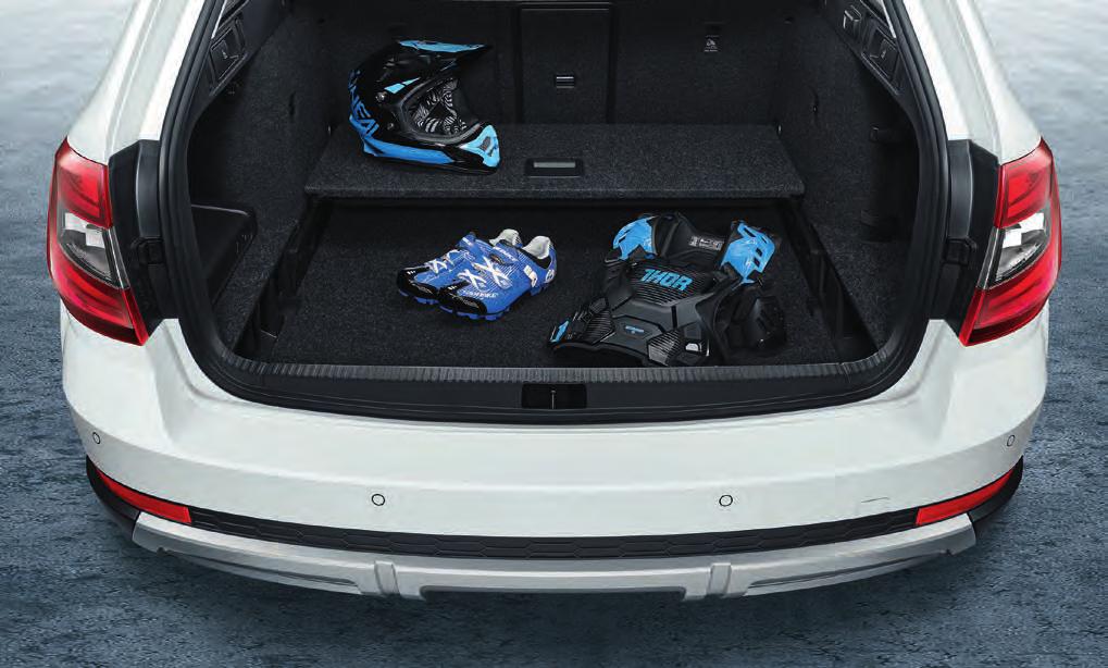 The OCTAVIA SCOUT comes with numerous Simply Clever solutions that let you pursue your outdoor exploits in