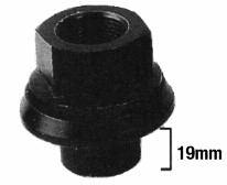 Off-Highway Outer or Single Cap Nuts BUDD NWRA THREAD HEX GENERAL INFORMATION M-140G 67011 X-1362 R/H 1-1/8"-16 1-3/4" TO ADAPT HEAVY DUTY MOUNTING TO 1-1/8" STUDS M-140H