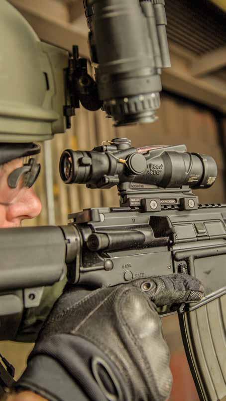 SUPER PRECISION ACOG SERIES The Super Precision ACOG Series was developed specifically to work with the Trijicon 4x power ACOG series of optics.
