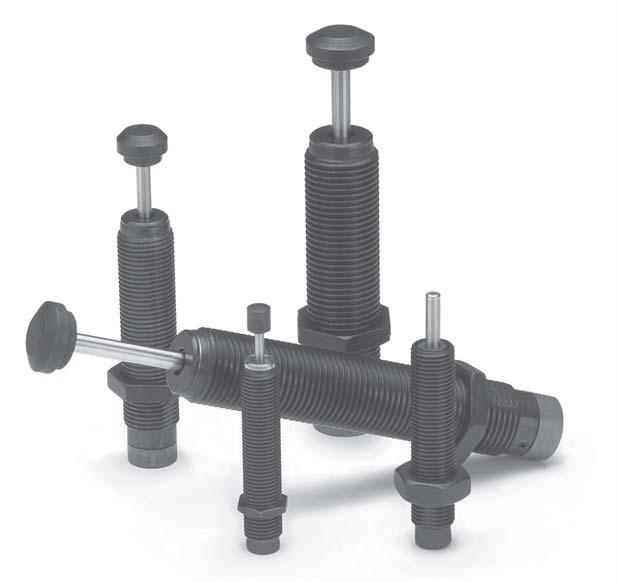 Miniature Shock Absorbers Miniature Shock Absorbers MA 35 to MA 900 Adjustable MA Series miniature shock absorbers offer a compact design with true linear deceleration, and are adjustable over a wide