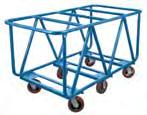 Polyurethane 2500 175 A-Frame sheet/panel Trucks Ideal for handling long, flat, awkward loads Frame is constructed of all-welded 2" angle Available with