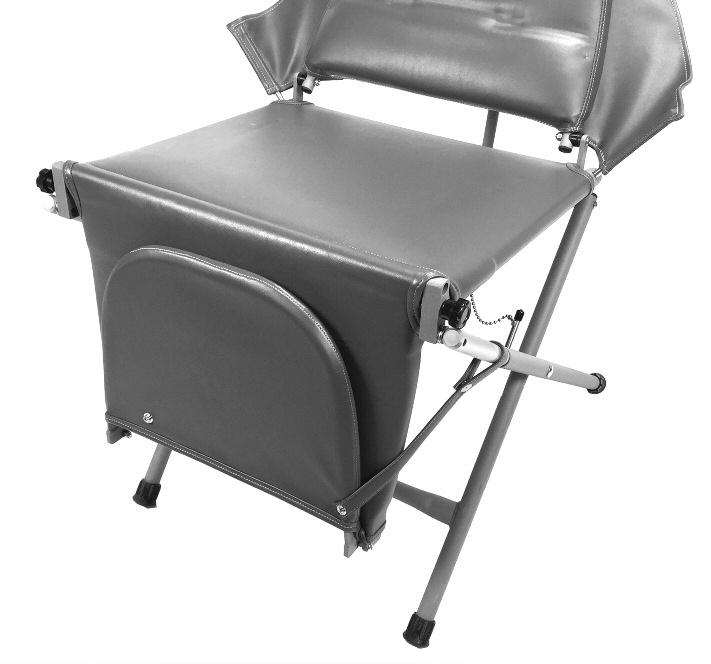 CHAIR ADJUSTMENTS: 1. Seat Height- The ADC-01 chair seat height can be set at any of the five preset settings.